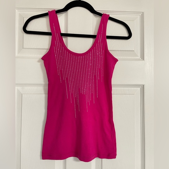 Express Pink Tank w/ Stud Details - Picture 3 of 4